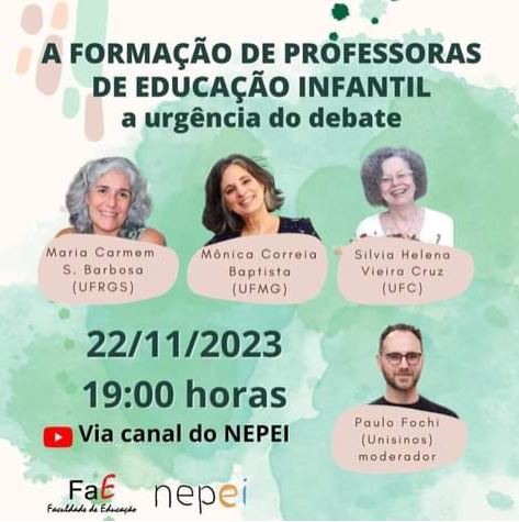 A FORMAÇÃO DE PROFESSORAS DE EDUCAÇÃO INFANTIL: a urgência do debate